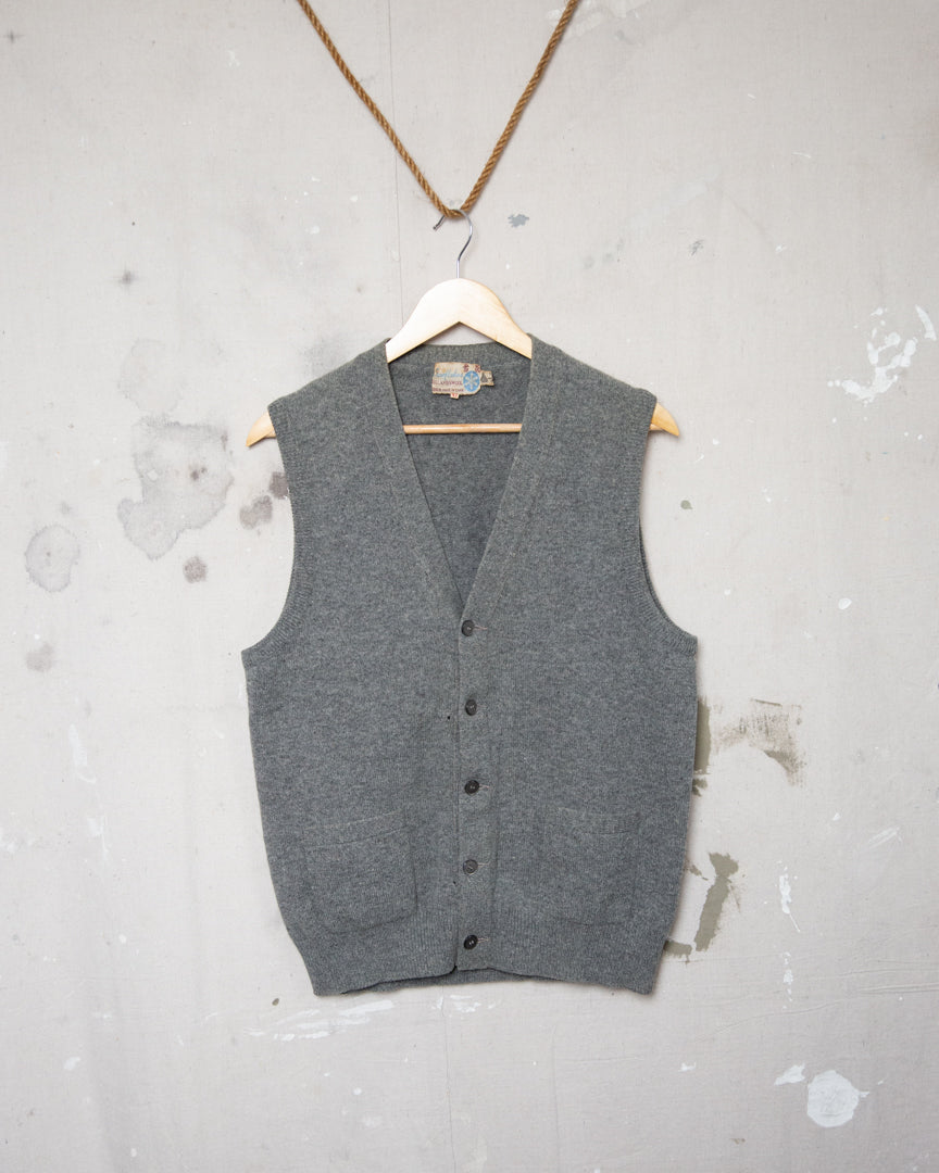 1980S Well Worn Knit Vest - ML