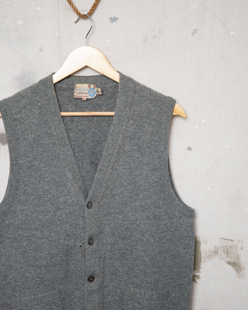 1980S Well Worn Knit Vest - ML