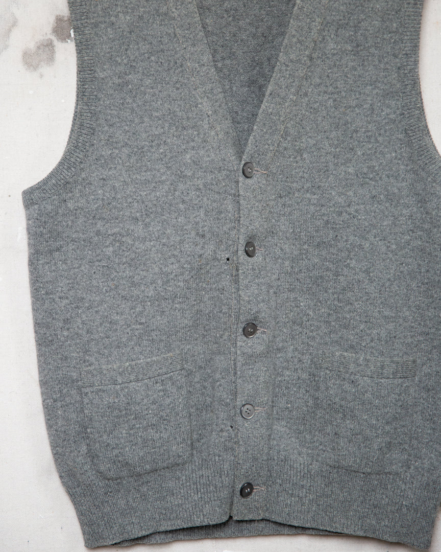 1980S Well Worn Knit Vest - ML
