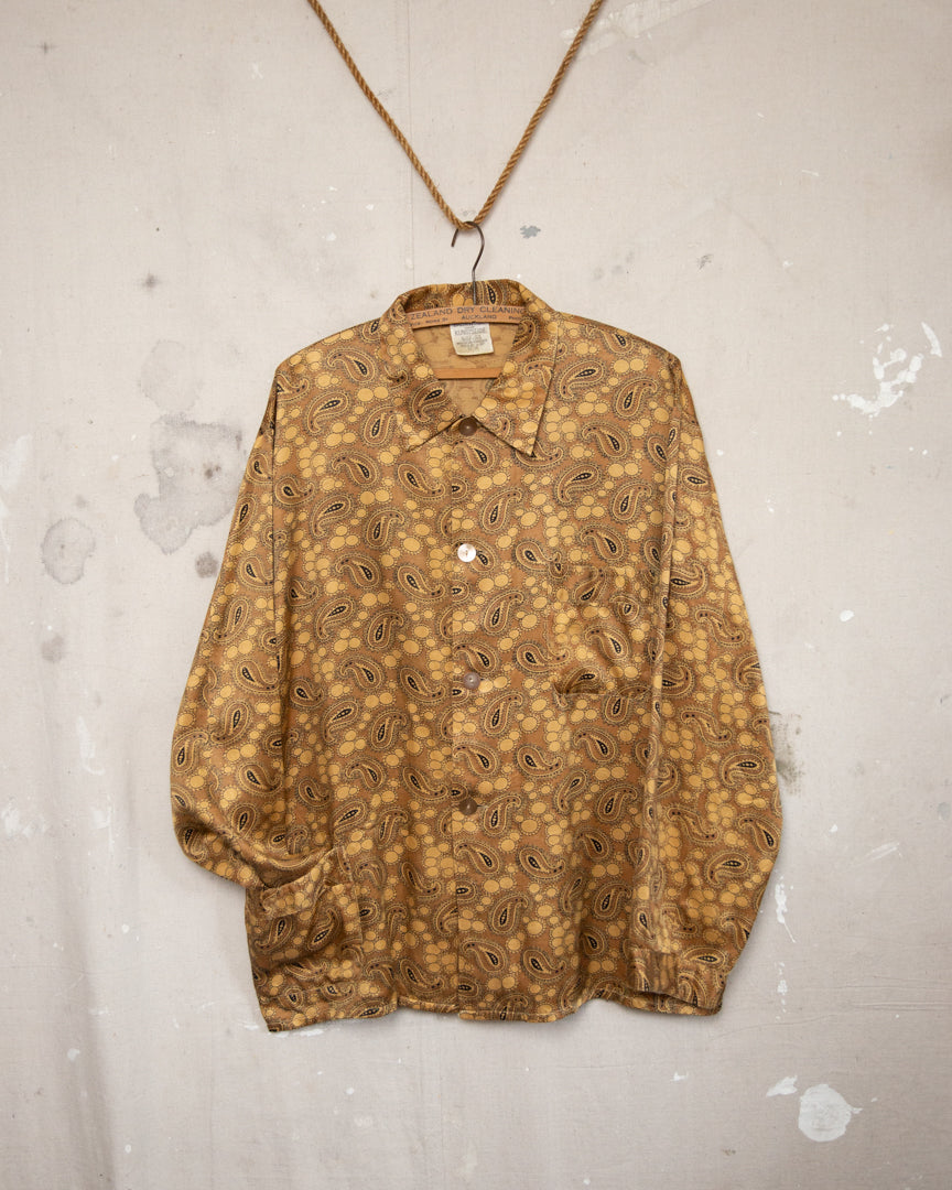 1970S Paisley Two Pocket Shirt - L