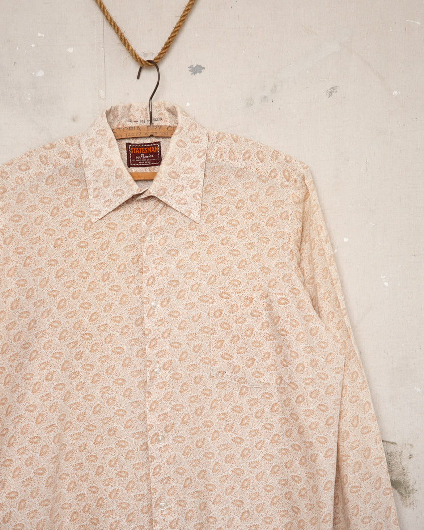 1970S Statesman Long Sleeve shirt - M