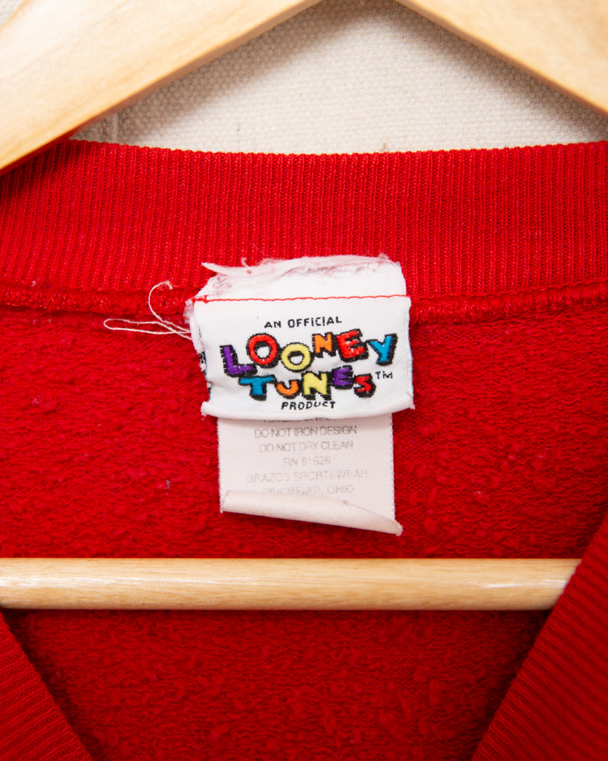 1990S Tweety Bird Crewneck - L