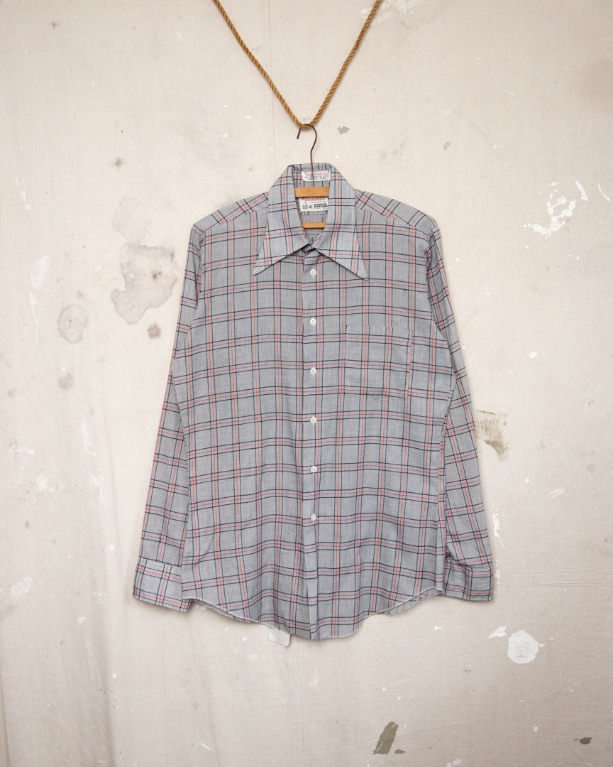 1970S Manhattan Dagger Collar Shirt - M