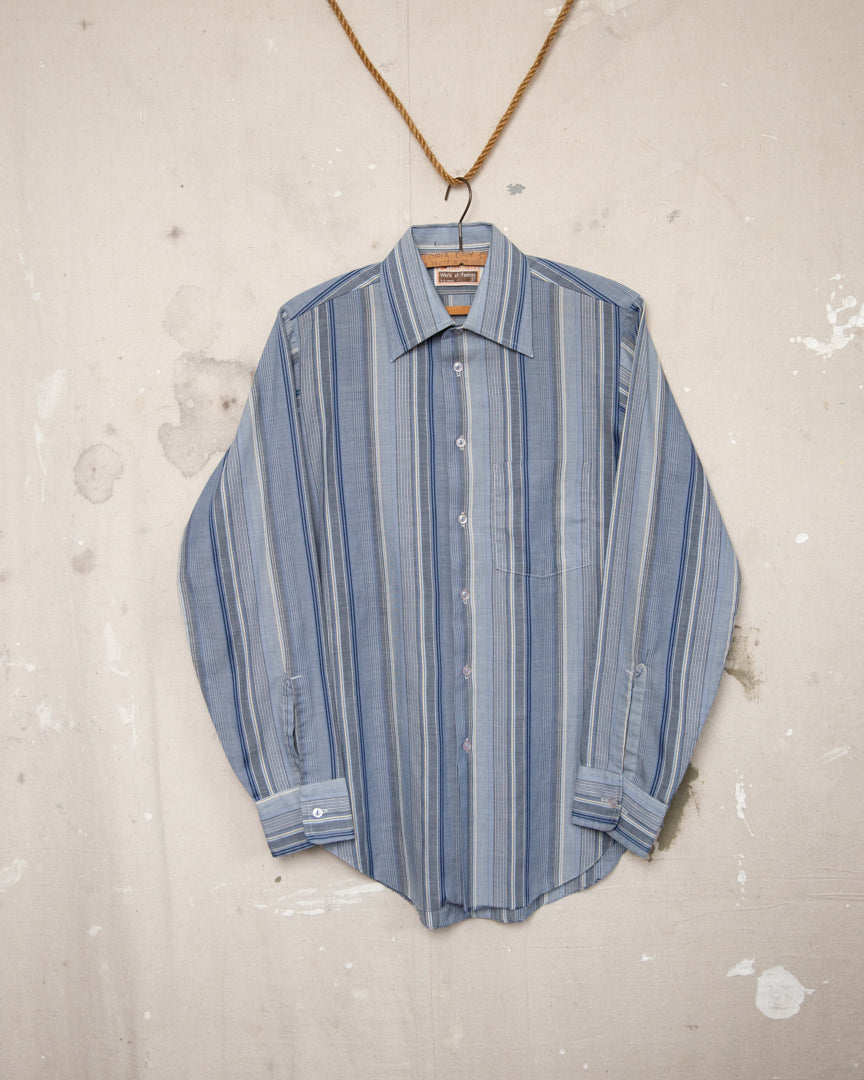 1970S Lichfield Striped Shirt - M