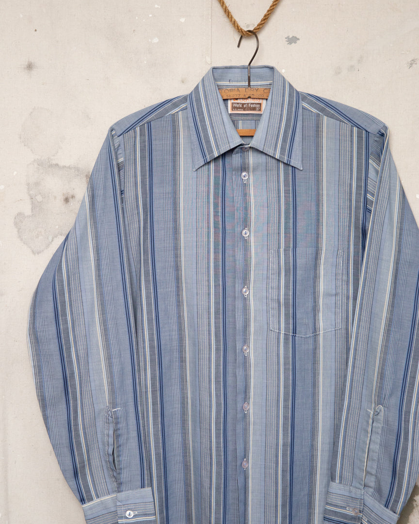 1970S Lichfield Striped Shirt - M