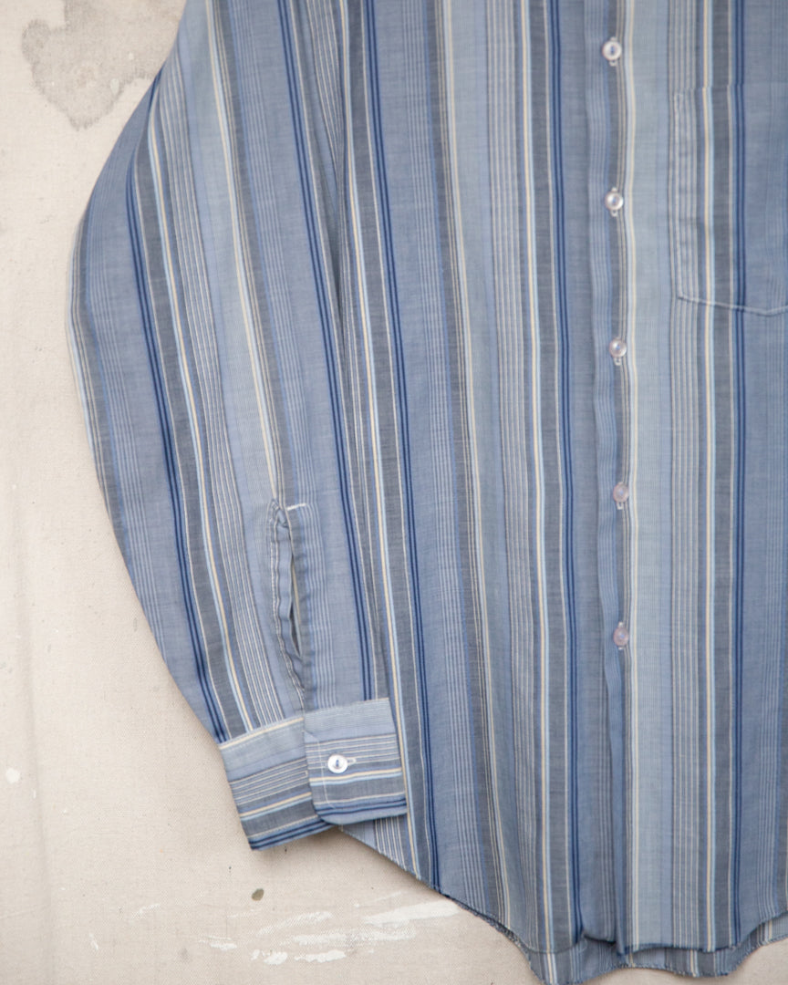 1970S Lichfield Striped Shirt - M