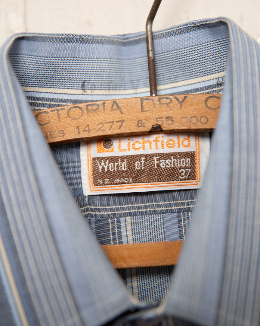 1970S Lichfield Striped Shirt - M