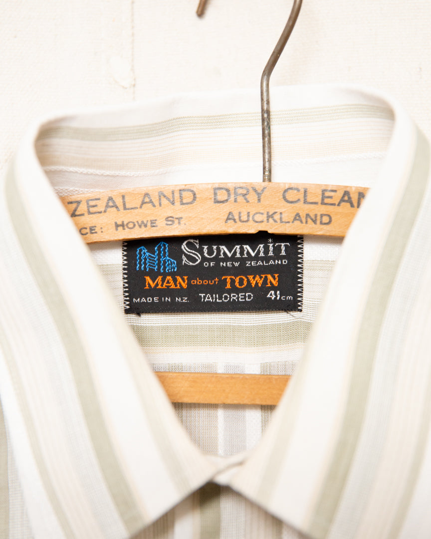 1970S Summit Striped Shirt - M