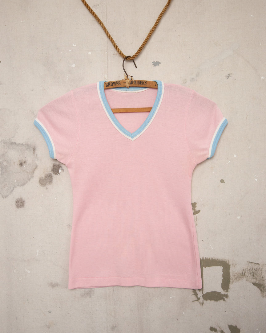1970S Pink Baby Tee - 6