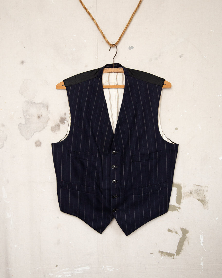1940S Pinstrpe Vest - M