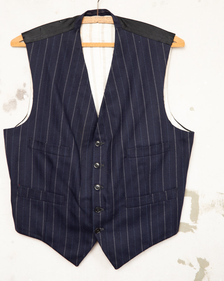 1940S Pinstrpe Vest - M