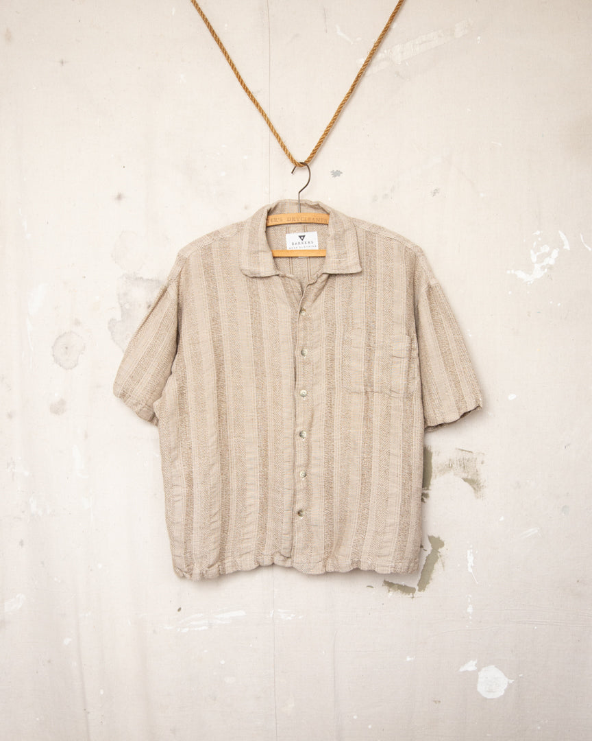 1990S Barkers Linen/Rayon Shirt - M