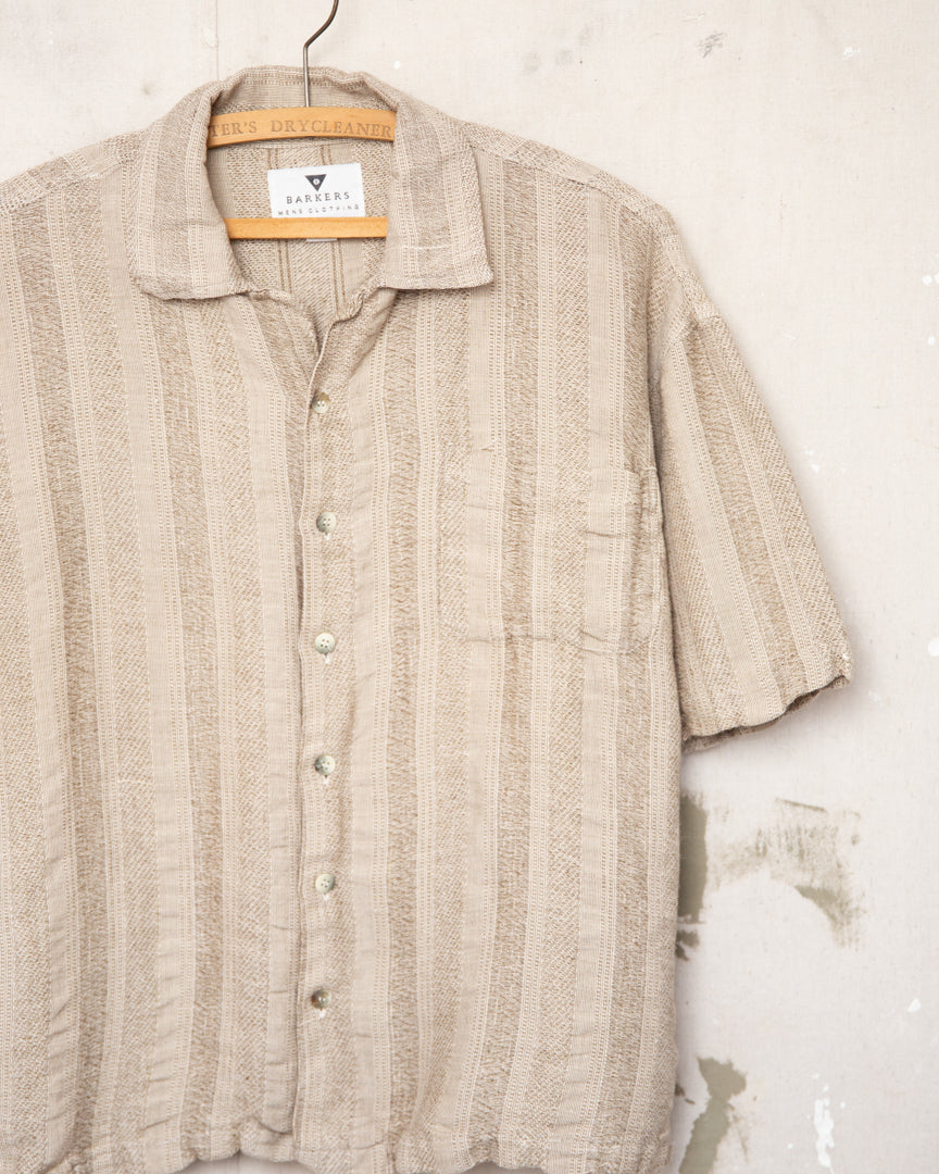 1990S Barkers Linen/Rayon Shirt - M