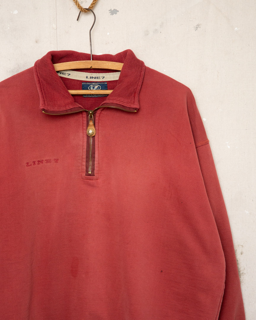 Well Worn Line 7 Quarter Zip - L