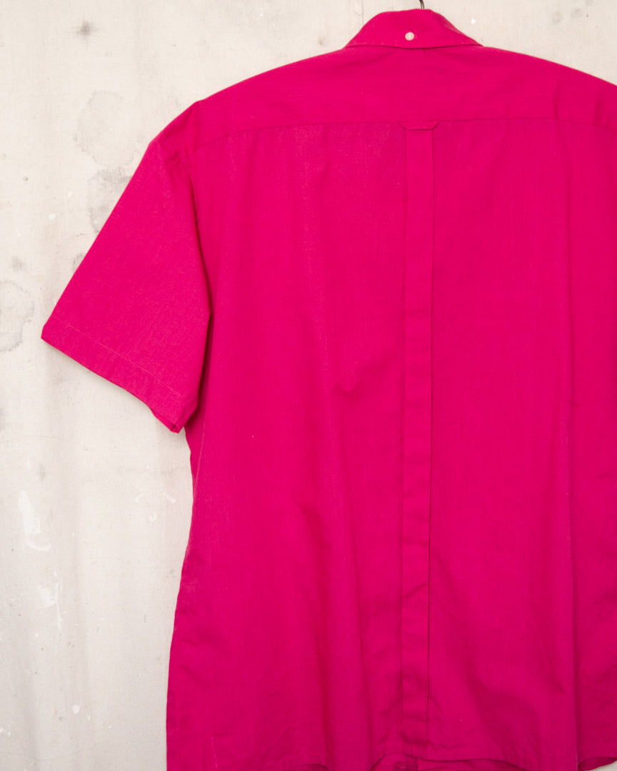 1990S Hot Pink Shirt - L