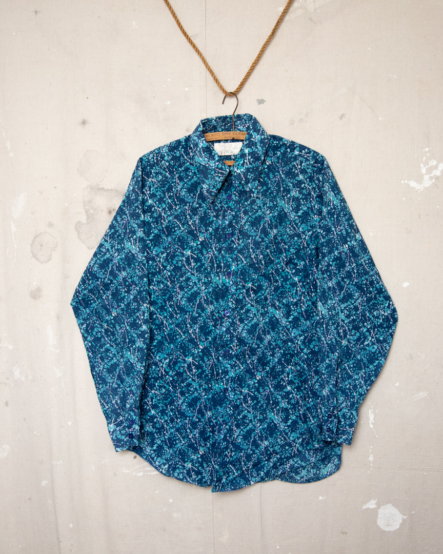 1970S Whitmont Hobnob Patterned Shirt - M