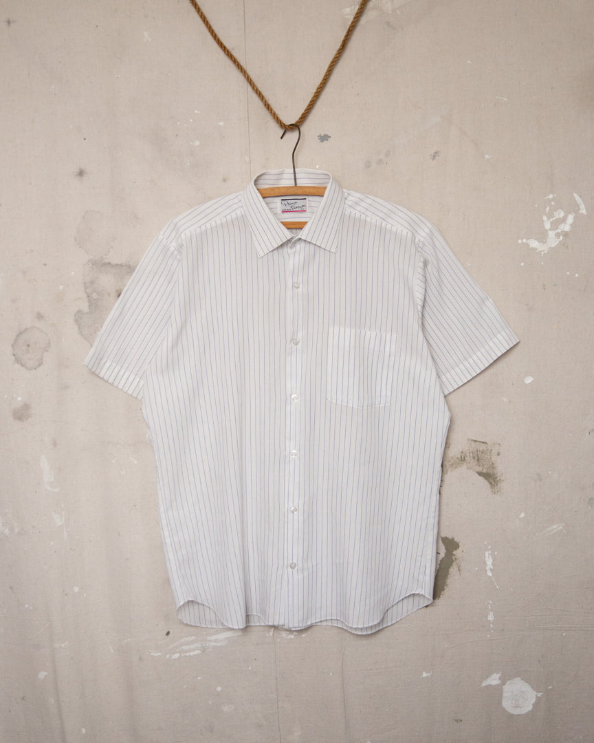 1980S Striped Short Sleeve - M