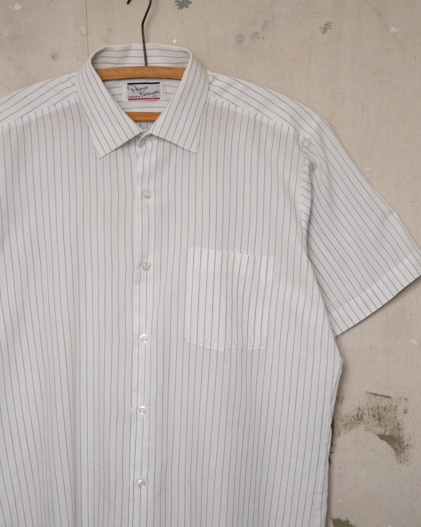 1980S Striped Short Sleeve - M