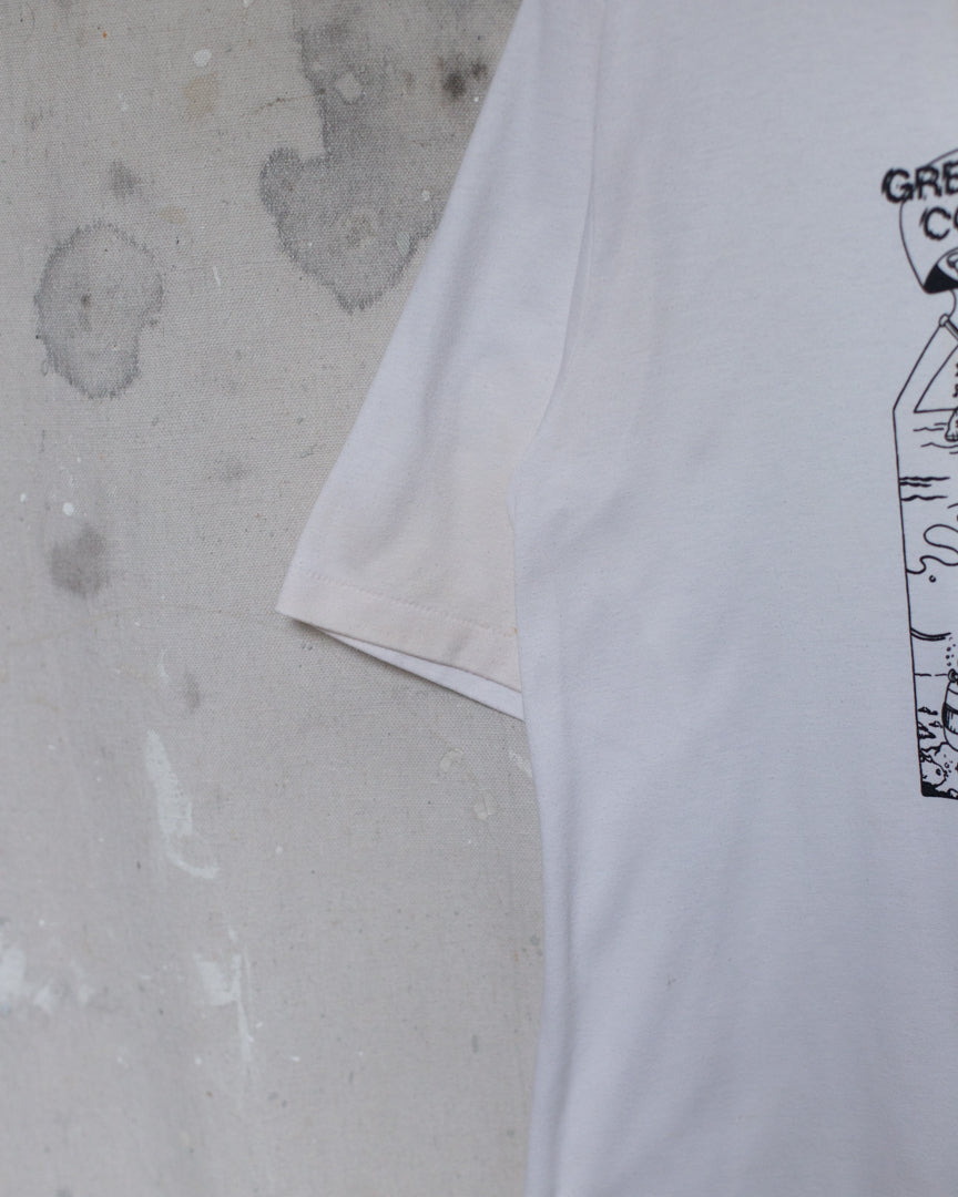 1980S Grubby Greenpeace Concert Tee - L