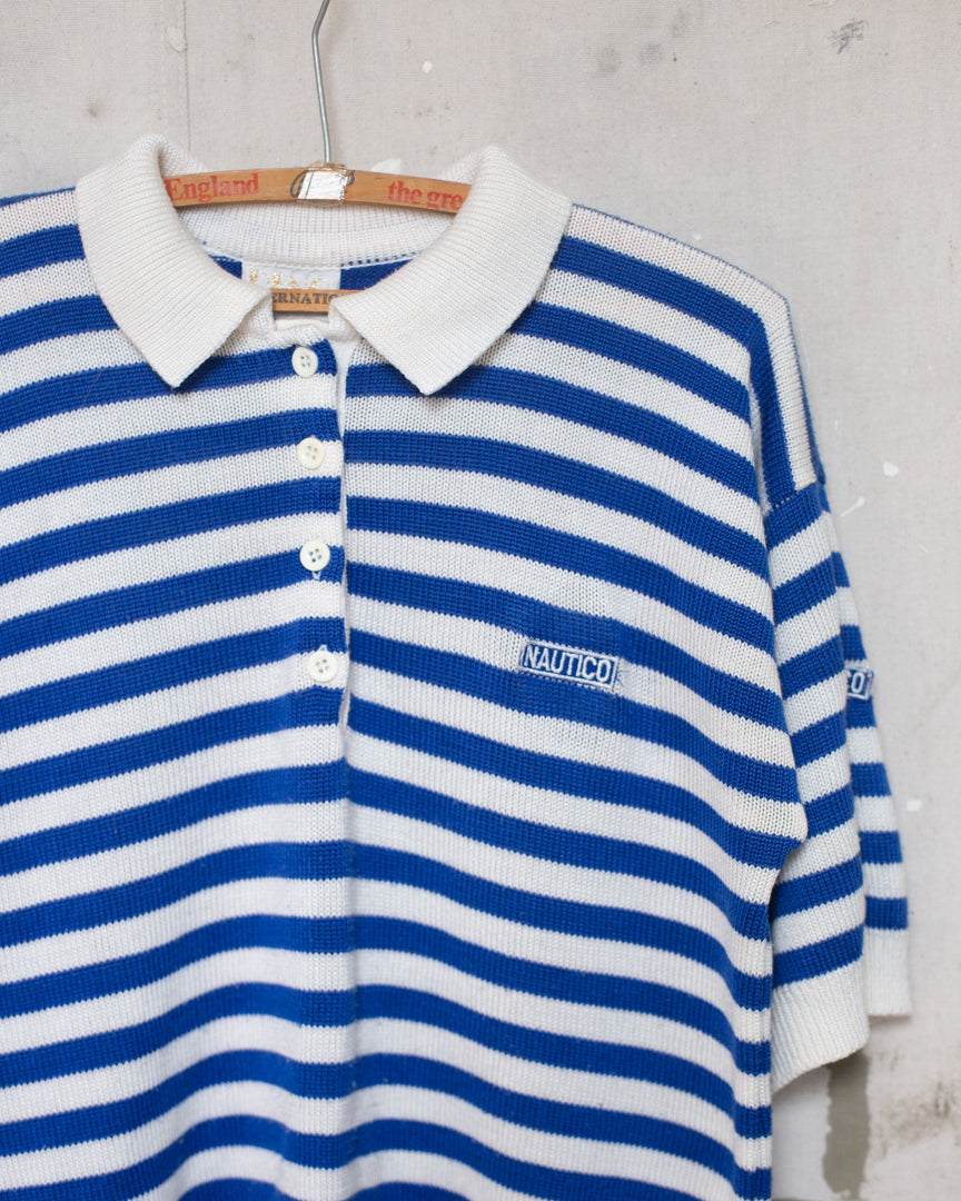 1970S Knit Polo - M