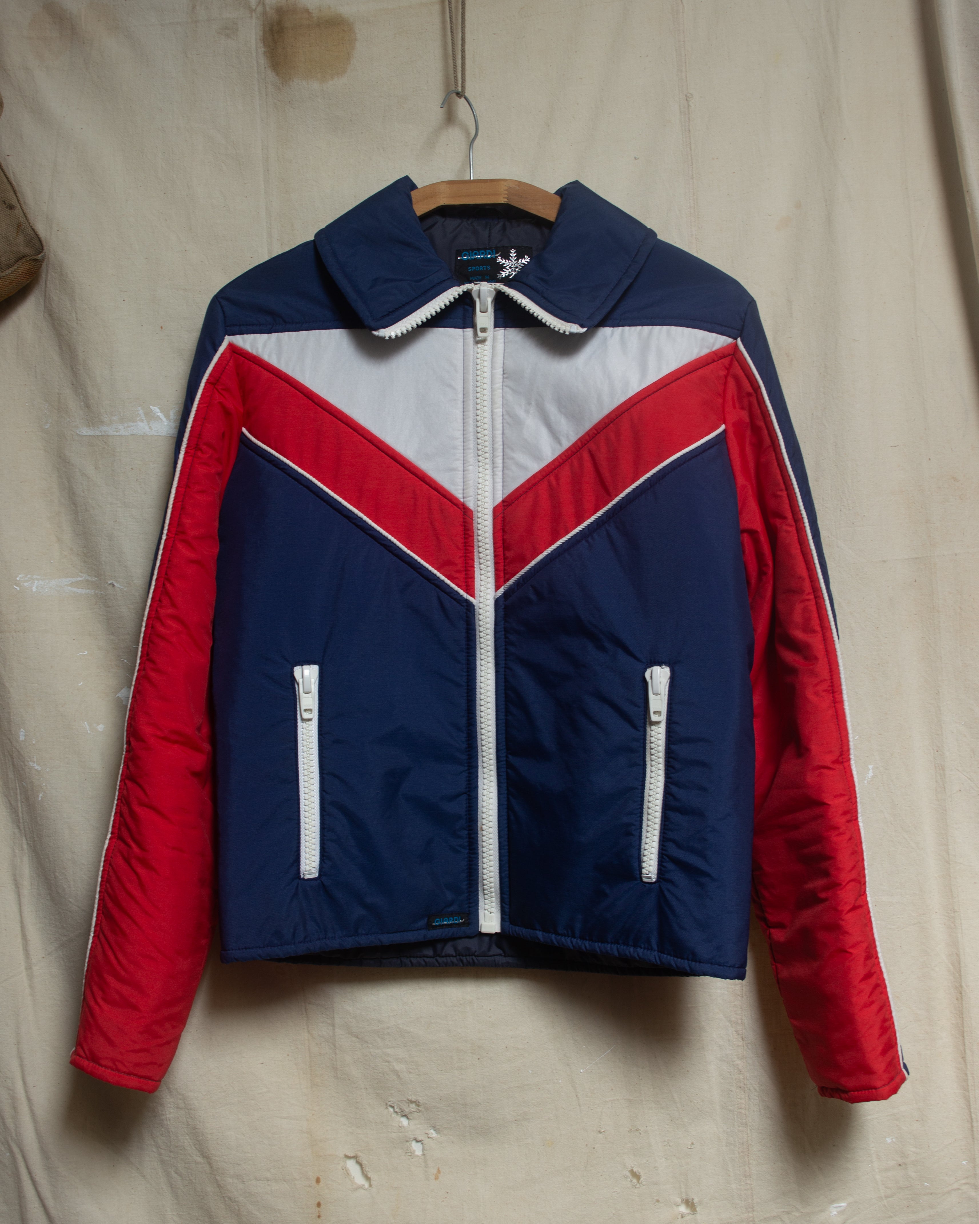 1970S Patched Ski Jacket Size M