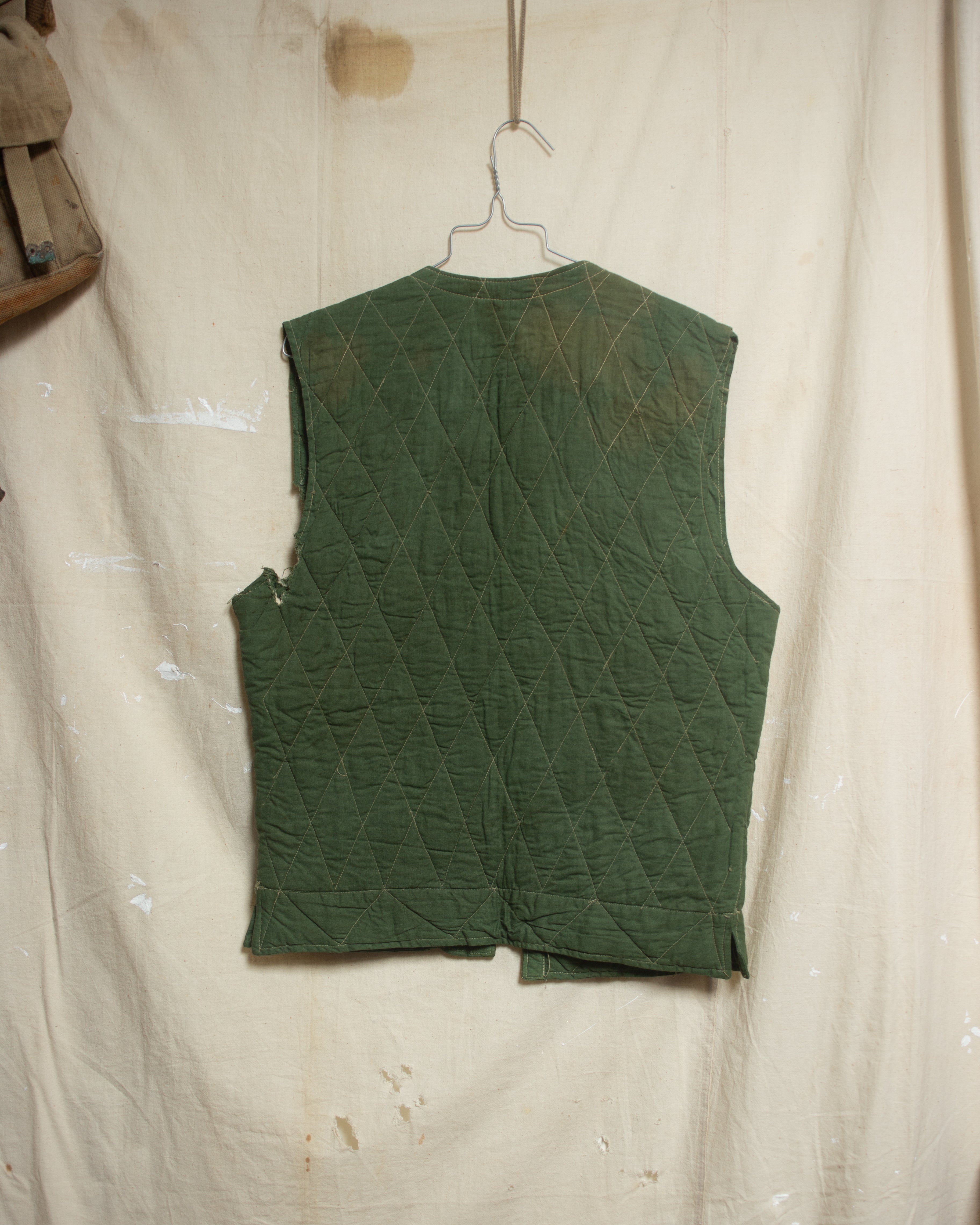 Thrashed Vietnam War Era Cold Weather Vest