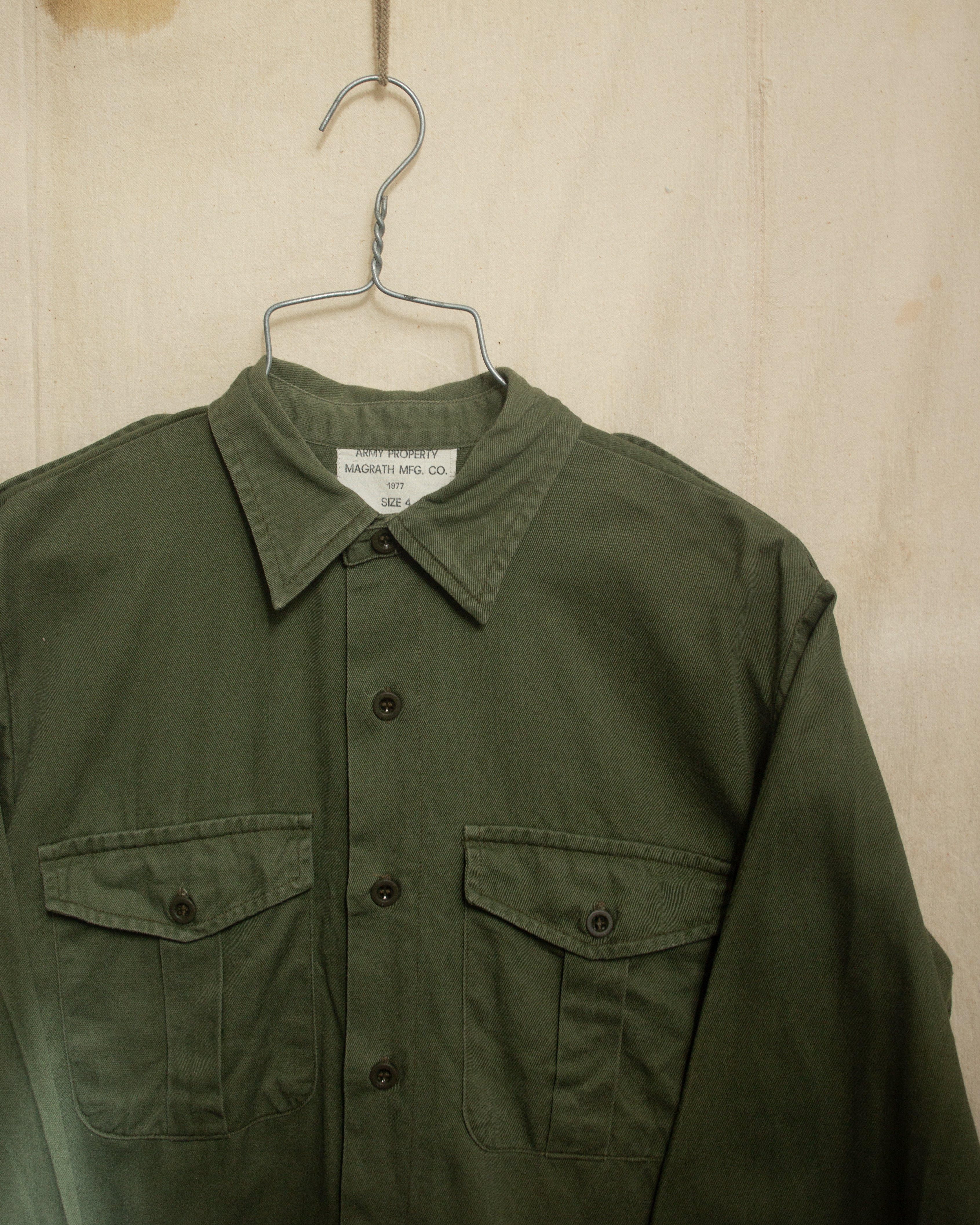 1977 NZ Army Field Shirt Size M/L