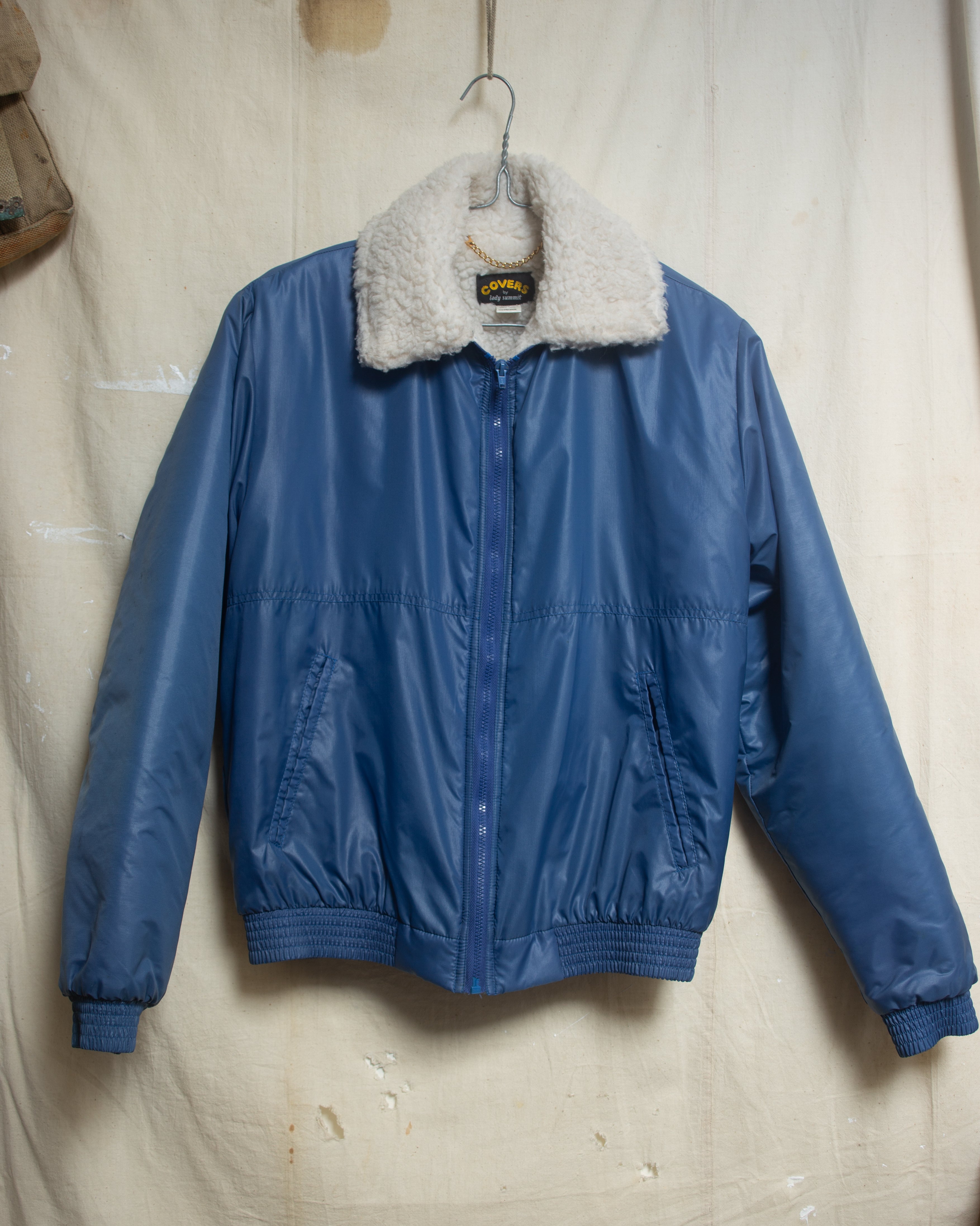 1980S Lady Summit Faux Sherpa Lined Jacket Size 16
