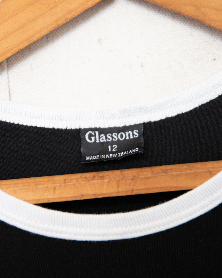 1990S NZ Made Glassons Baby Tee - 8-12