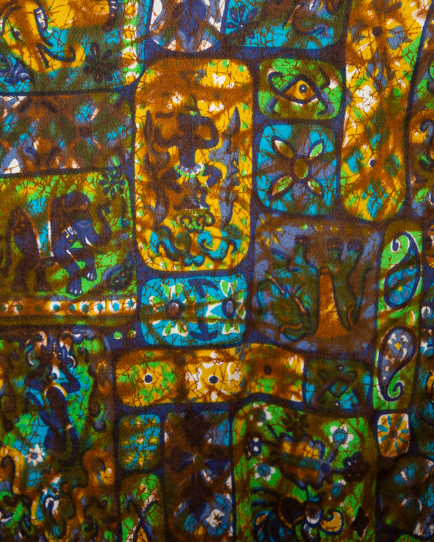 1970S All Over Print Shirt - M