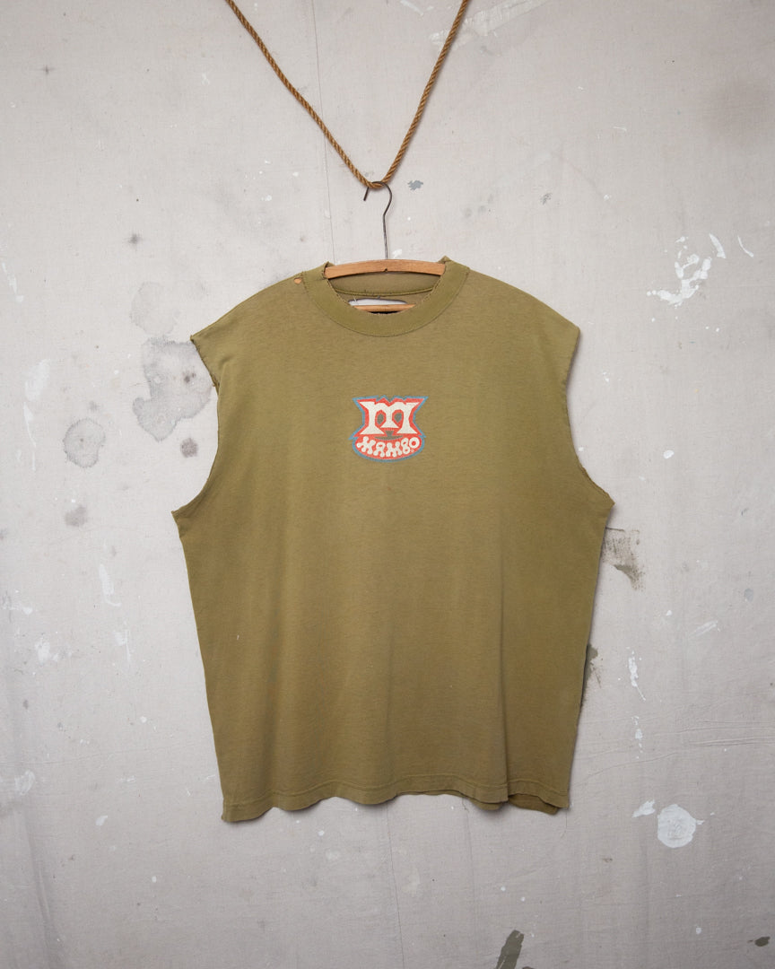 1990S Well Worn Mambo Vinyl Killer Tank - L