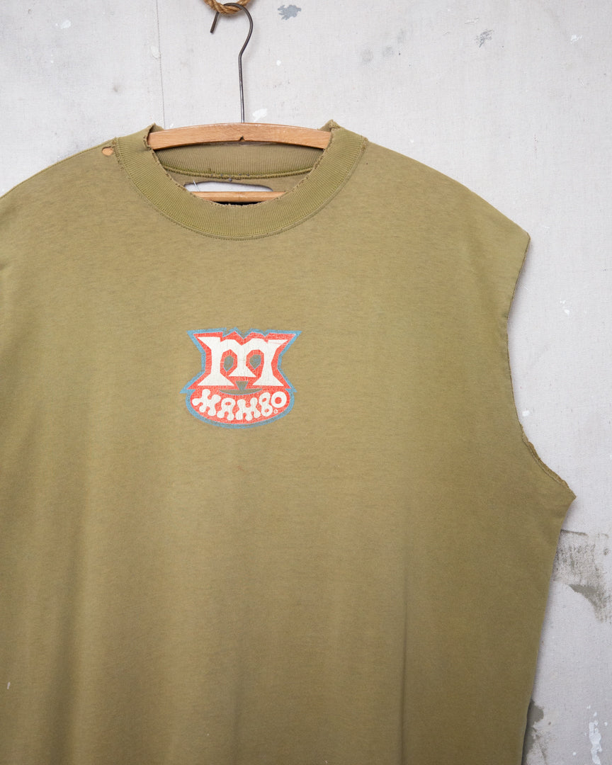 1990S Well Worn Mambo Vinyl Killer Tank - L
