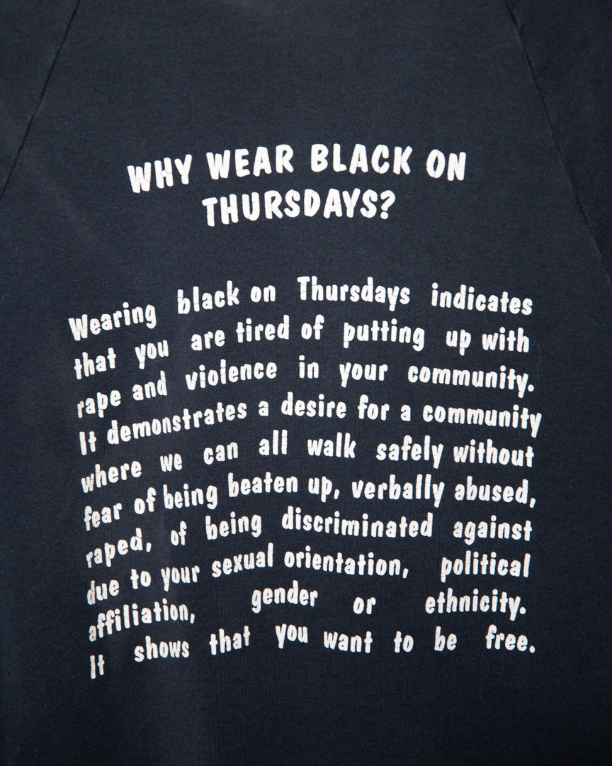 1980S Wear Black On Thursdays Tee - M