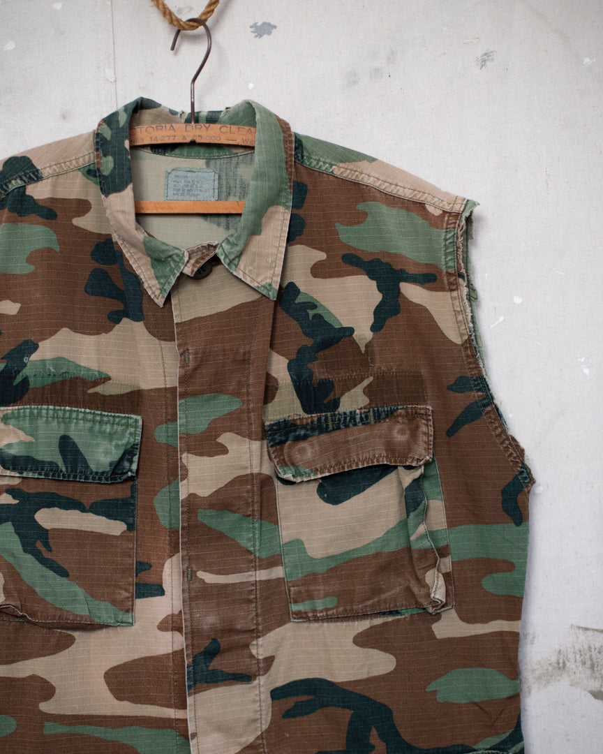Rat Fink Woodland Camo Vest - M
