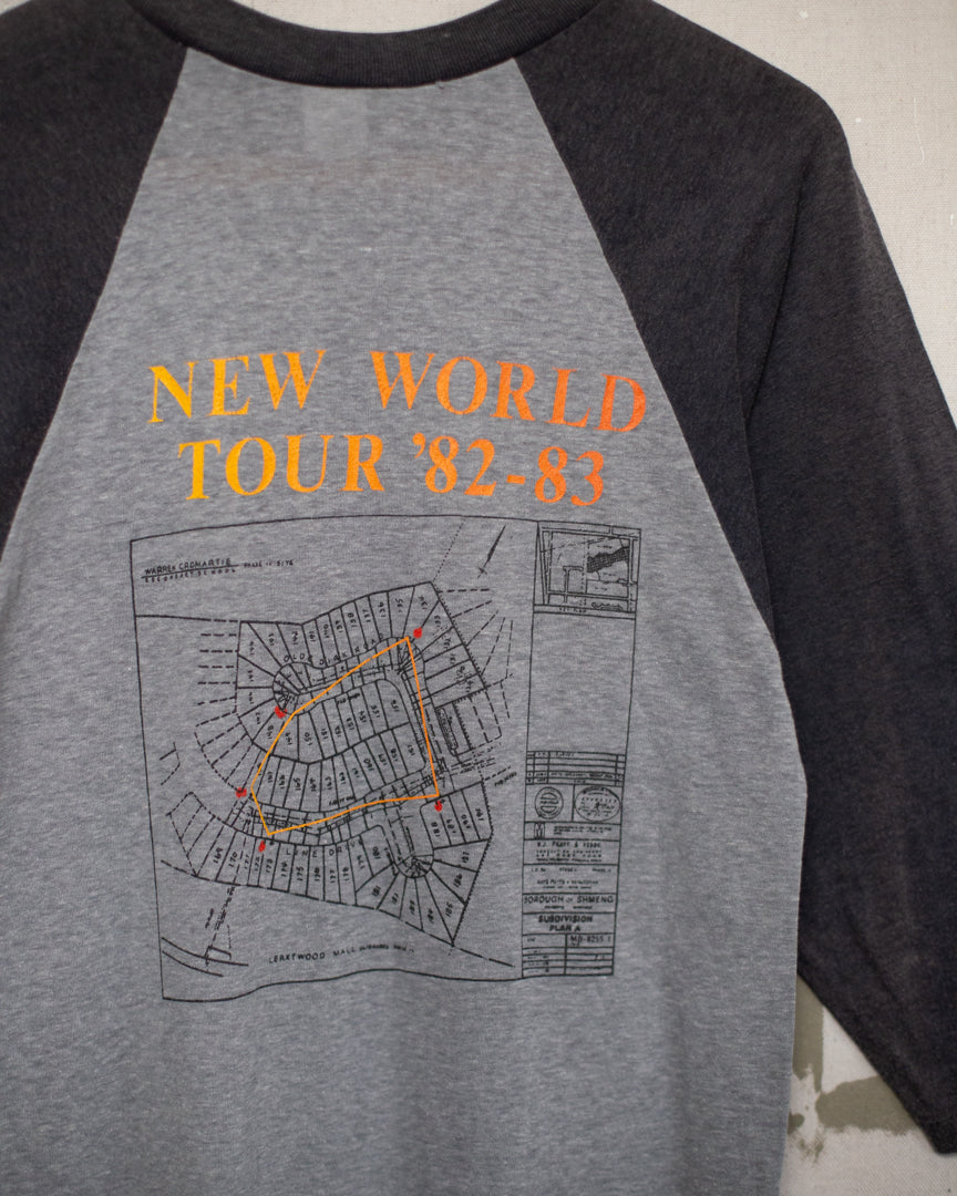 1982-3 Well Worn Rush Tour Tee - M