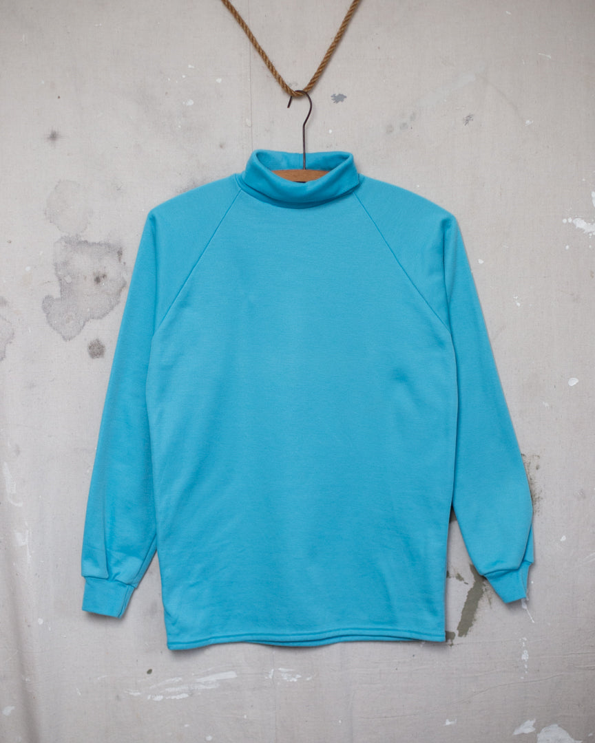 1980S Tree Turtleneck Sweater - S