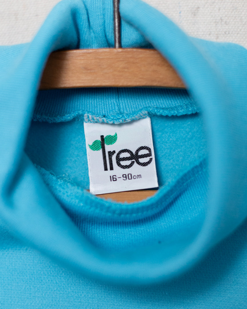 1980S Tree Turtleneck Sweater - S