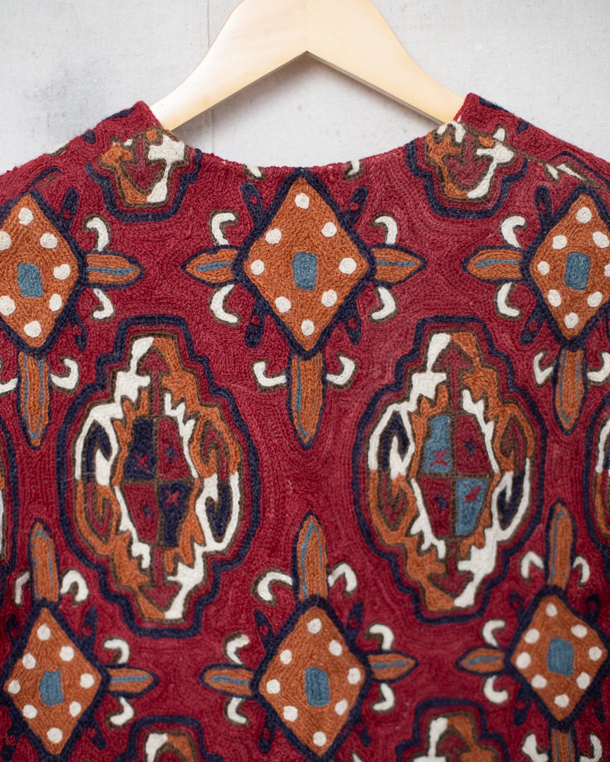 Vintage Hand Woven Vest - M