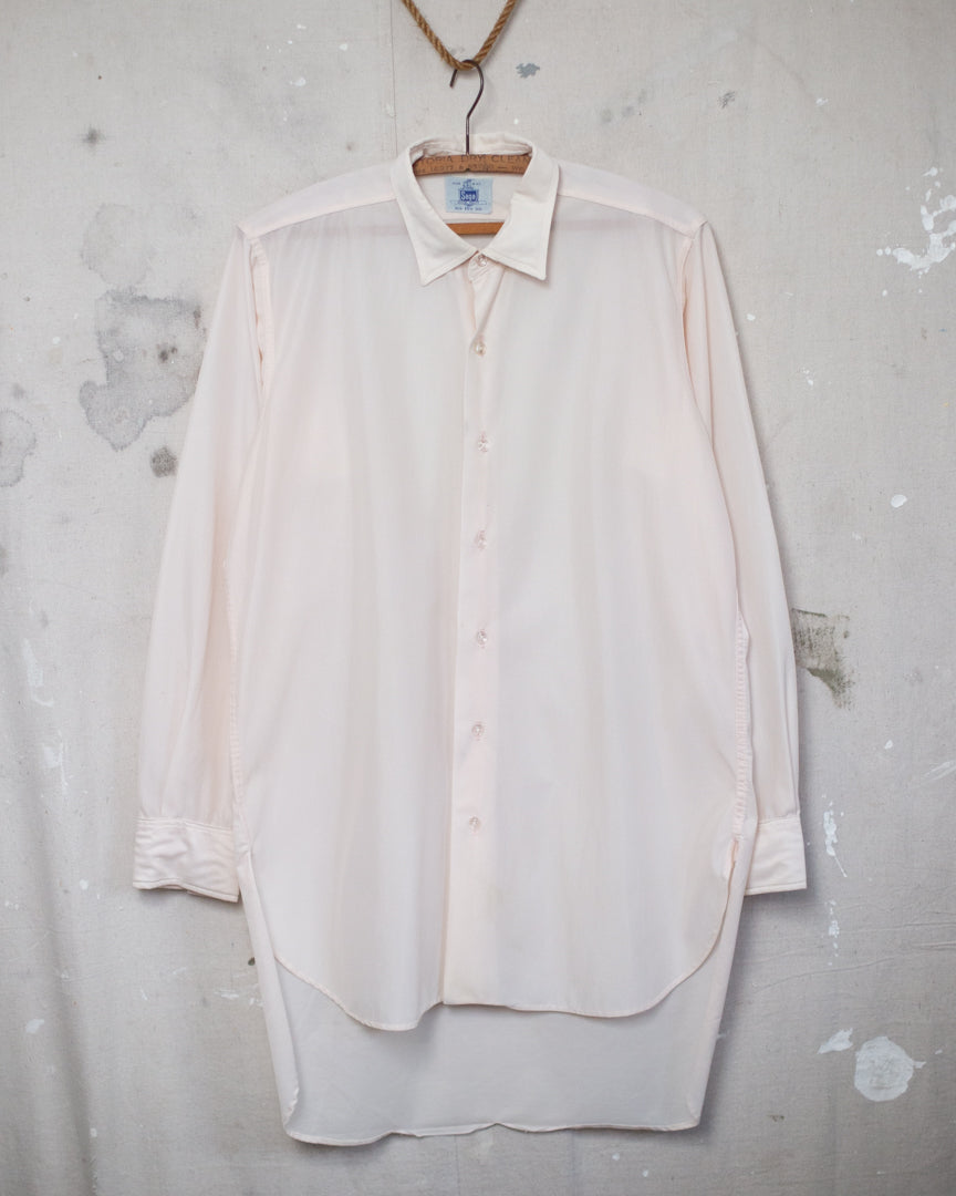 1930s/40s Saga Nylon Dress Shirt - M