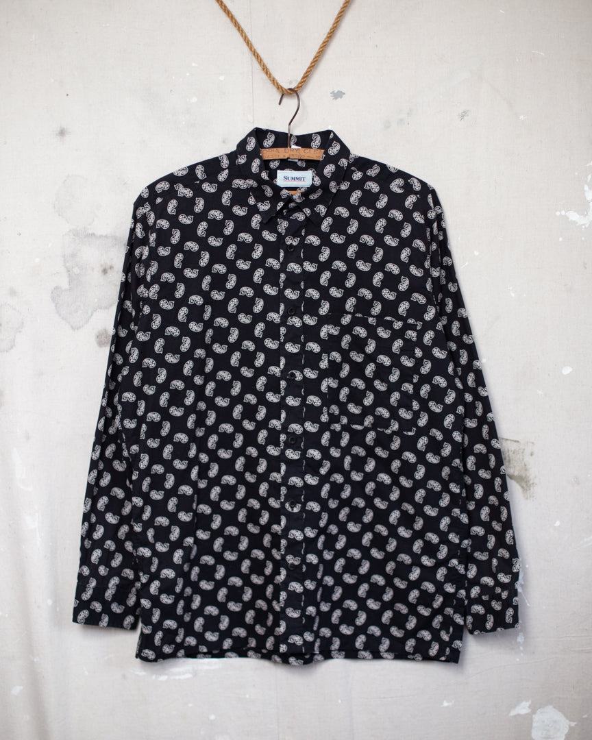 1970S/80S Summit Paisley Shirt - L