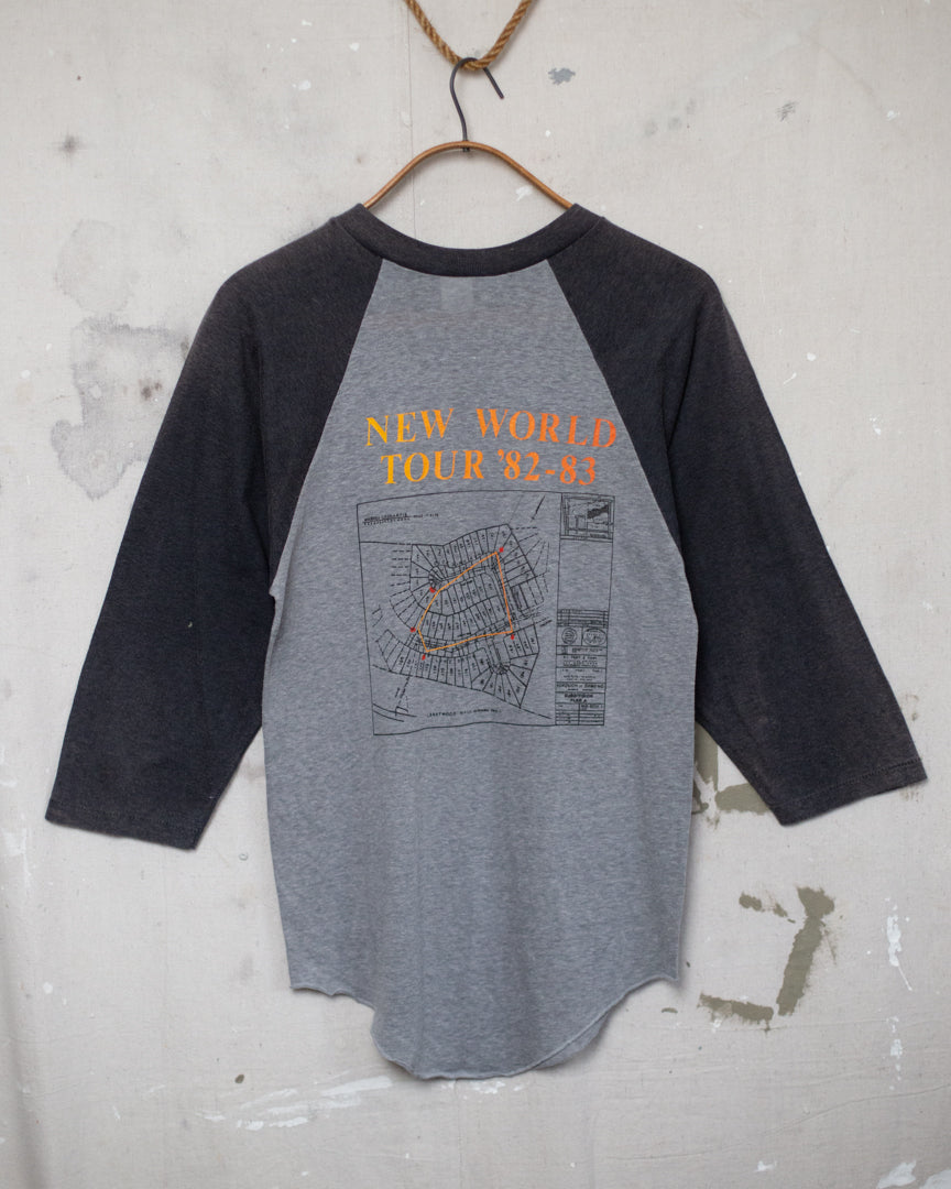 1982-3 Well Worn Rush Tour Tee - M