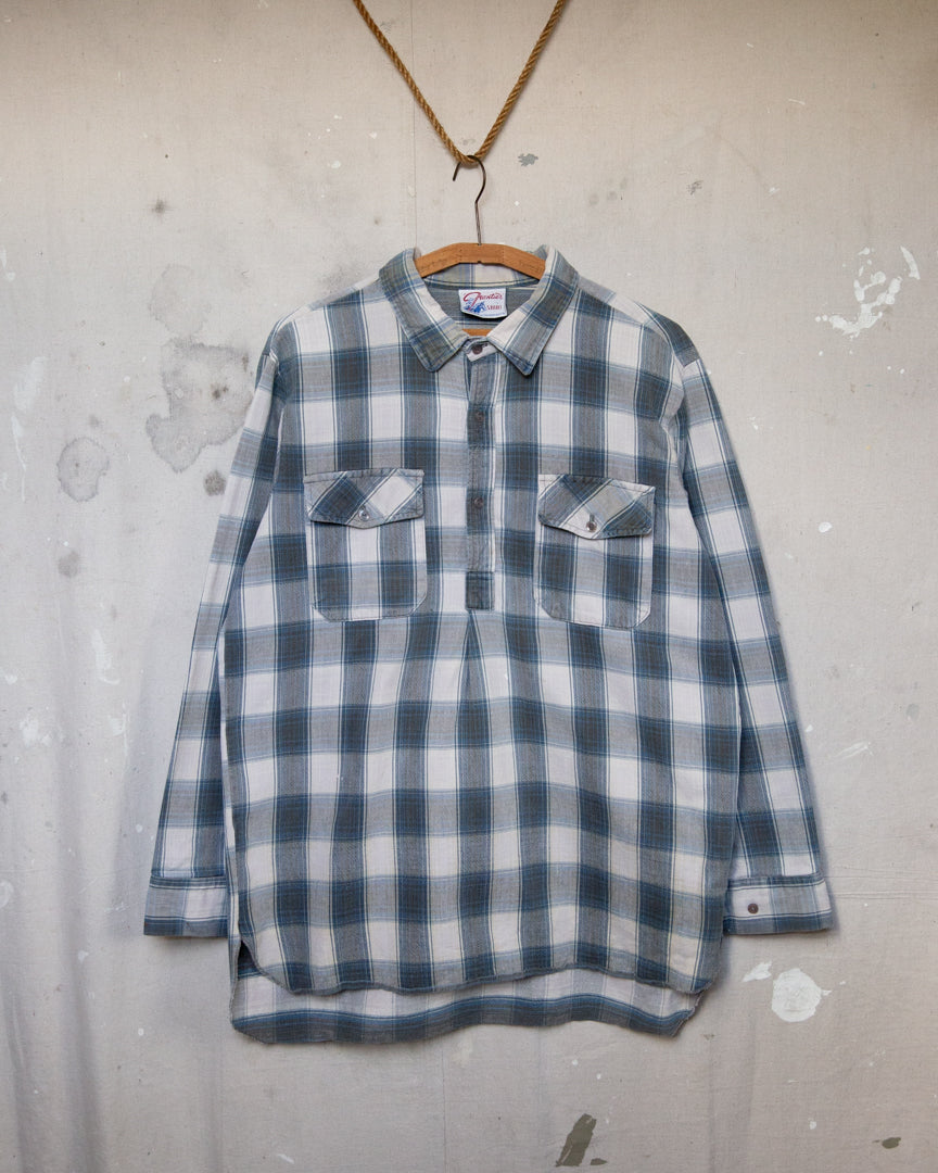 1980S Well Worn Frontier Pull Over Shirt - L