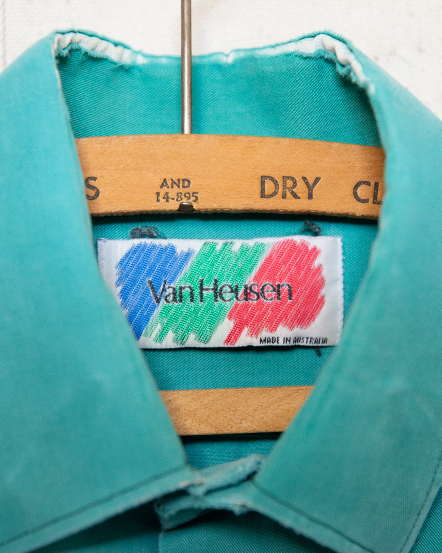 1980S Well Worn Van Heusen Shirt - M
