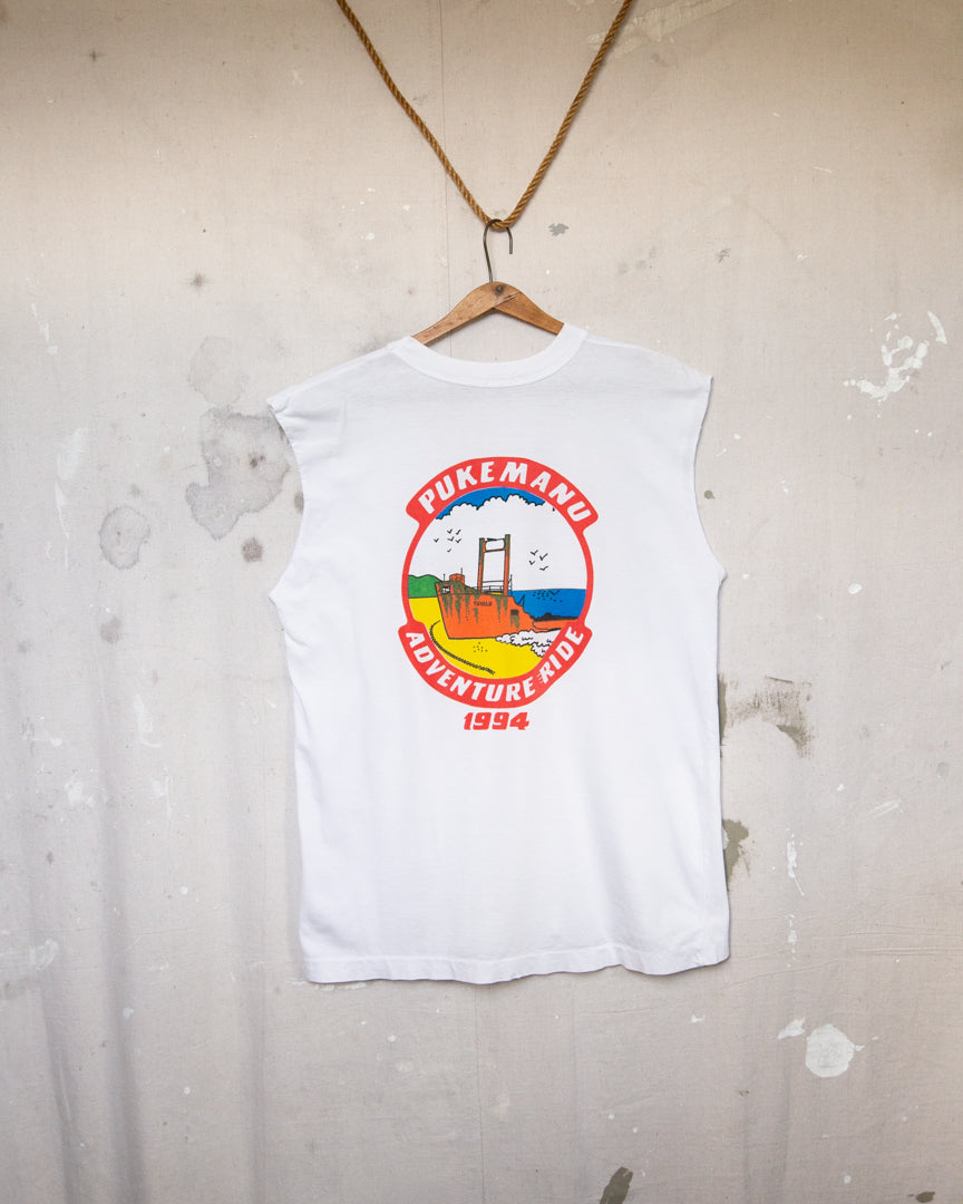 1994 Well Worn Pukemanu Adventure Ride Tank - M
