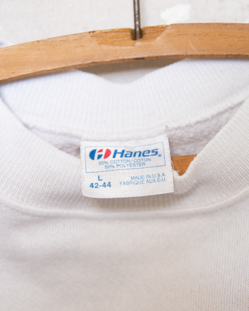 1980S Well Worn Cut Sleeve Crewneck - M/L