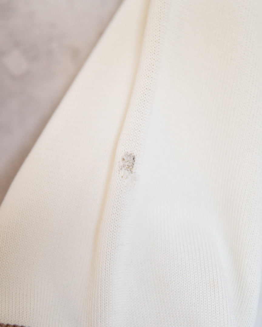 1970S Well Worn Lichfield Crimpset Polo - M