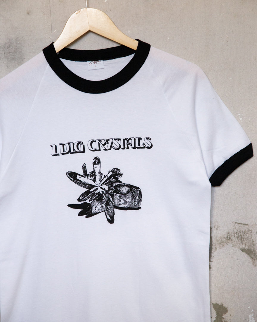 1980S I Dig Crystals Ringer Tee - S,M,L
