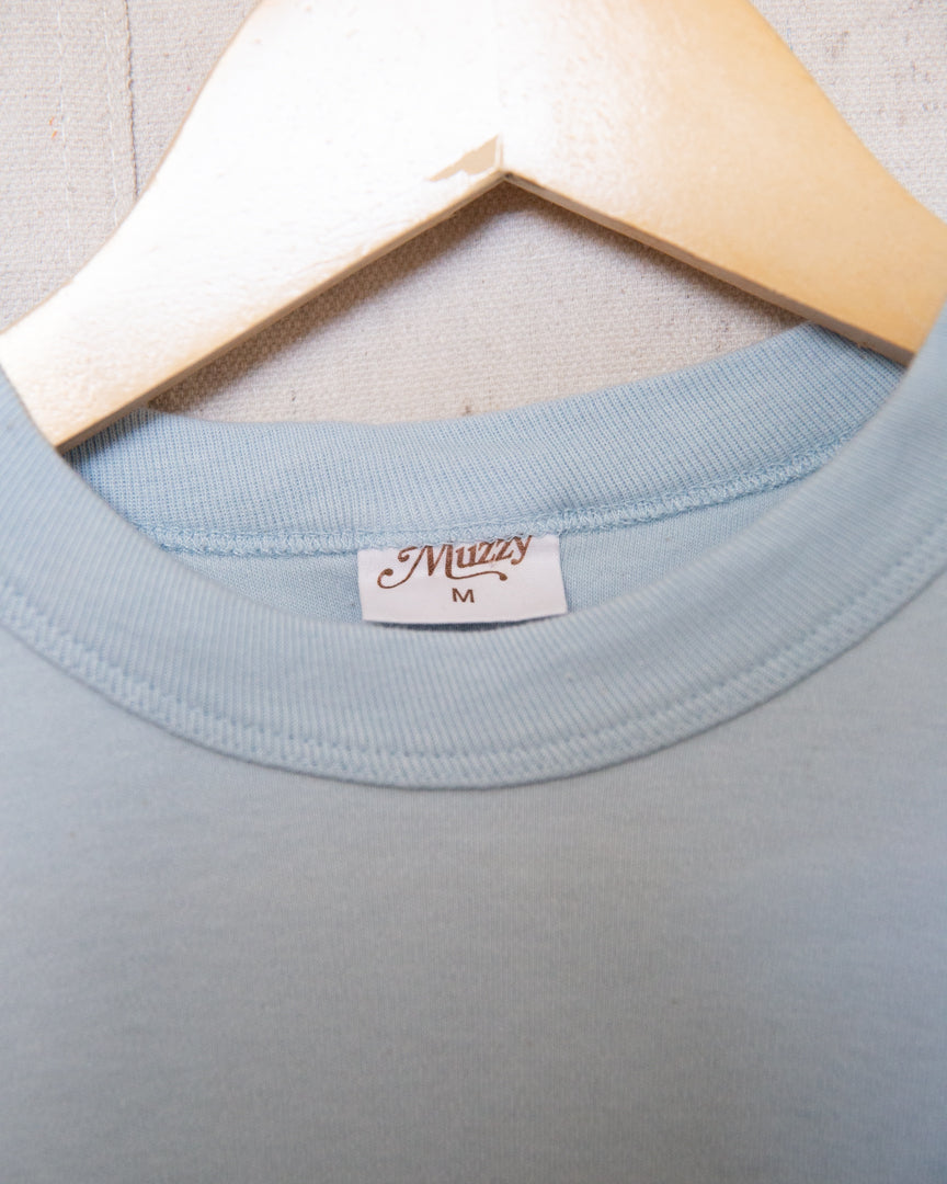 1980S I'm A Mineral Maniac Ringer Tee Blue - M