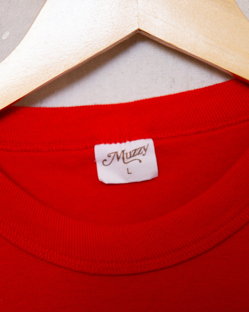 1980S I'm A Mineral Maniac Ringer Tee Red- L