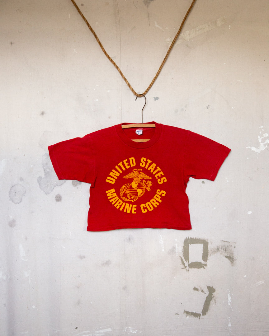 1970S US Marine Corps Baby Tee - 4-6
